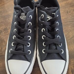 Converse Kids Black High-Top Sneakers